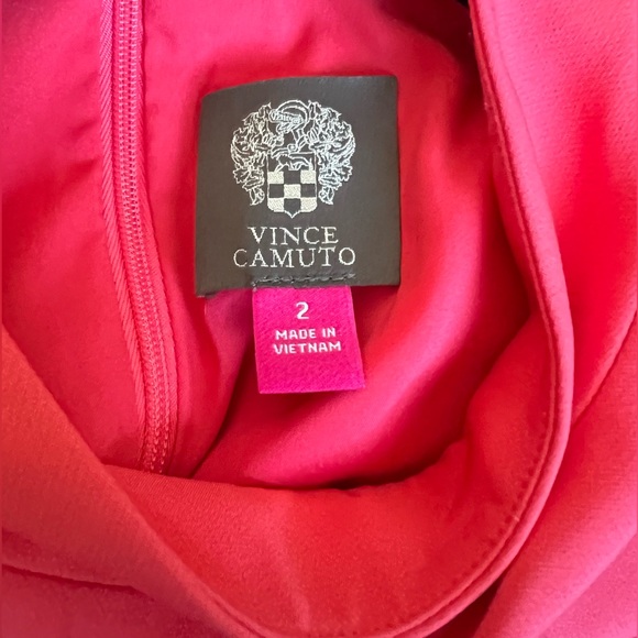 Vince Camuto Halter Tea-Length Dress - Picture 4 of 5